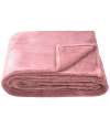 BH004 Brand Lab Extra Large Plush Fleece Blanket Blush Pink colour image